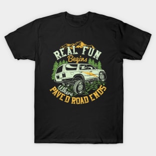 Real fun begins T-Shirt